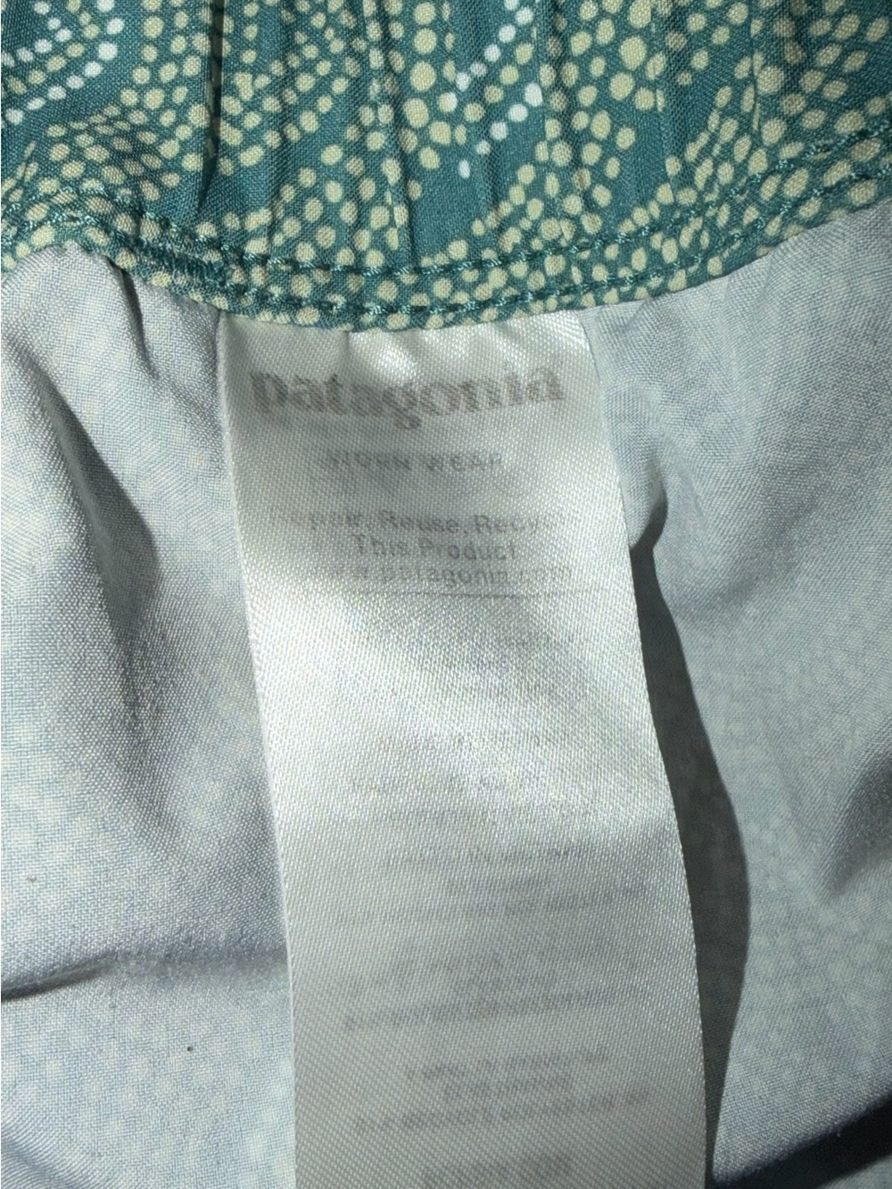 Patagonia Fleetwith Jumpsuit Womens Small Bluff River Multi Tasmanian Teal - Picture 7 of 8